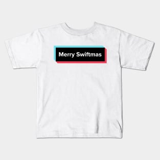 Merry Swiftmas TikTok Meme Kids T-Shirt